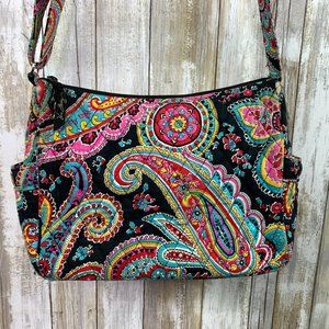 Vera Bradley On The Go Crossbody in Petal Paisley